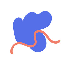 Obraz premium Abstract shapes vector decor