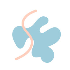 Abstract shapes vector decor