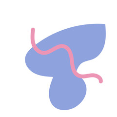 Abstract shapes vector decor