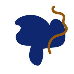 Abstract shapes vector decor