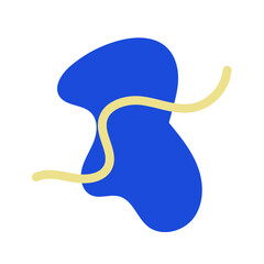 Abstract shapes vector decor