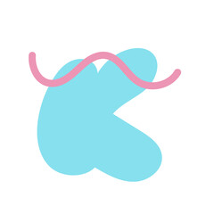 Abstract shapes vector decor