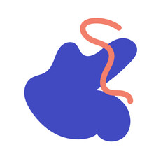 Abstract shapes vector decor