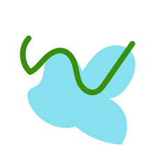 Fototapeta premium Abstract shapes vector decor