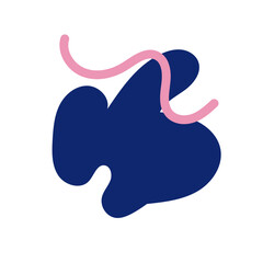 Abstract shapes vector decor