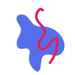 Abstract shapes vector decor