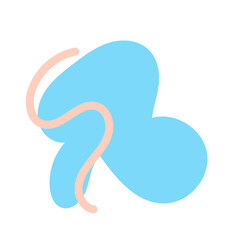 Abstract shapes vector decor