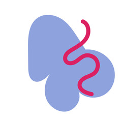 Abstract shapes vector decor