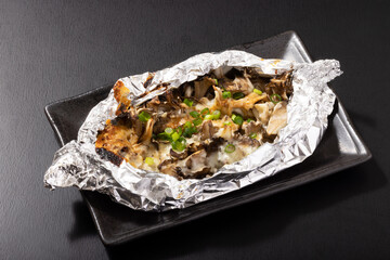 舞茸のバターチーズ　ホイル焼き