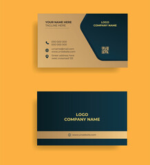 Modern and Gold business card design.