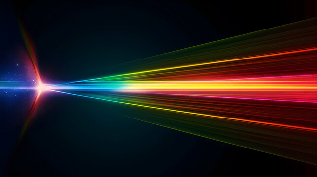 Cosmic Spectrum - A Dazzling Display of Abstract Light