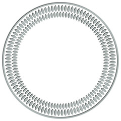 decorative circle with repeated pattern