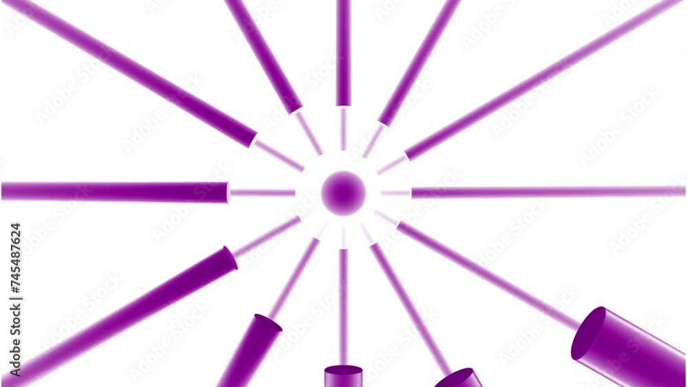 Poster geometric animation with spinning rays with the effect of spiral. design. stretching rays , concept 