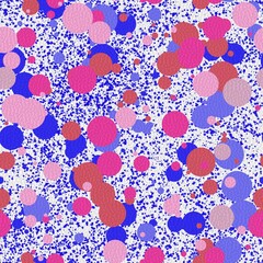 seamless pattern with bubbles 