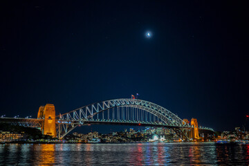 Fototapeta premium シドニーの月夜
