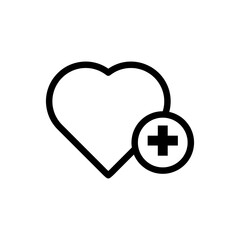 Healthcare icon. vector simple flat trendy style illustration on white background..eps