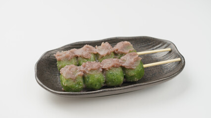 和菓子の草団子・よもぎの団子