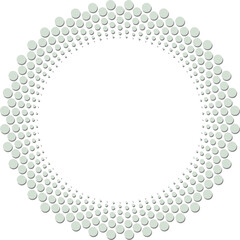 decorative circle with space for text in center