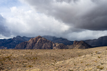 landscape with clouds