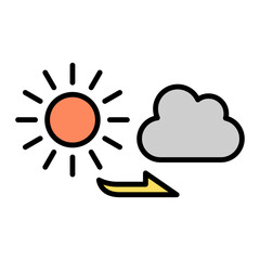 編集可能な天候アイコン