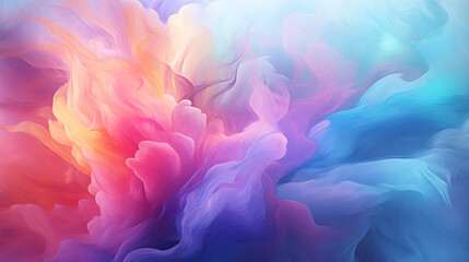 Obraz premium Embrace of the Color Spectrum