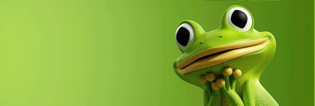 cute frog background