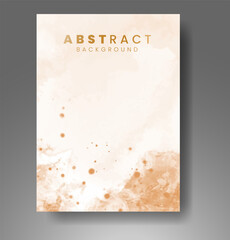 Cards with watercolor background. Design for your cover, date, postcard, banner, logo.