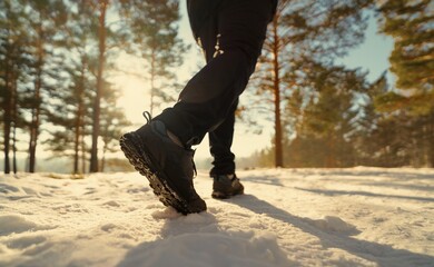  walk in winter