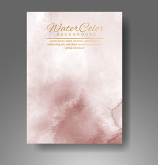 Cards with watercolor background. Design for your cover, date, postcard, banner, logo.