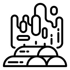 Obraz premium firewood icon, line icon style