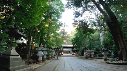 Komaki Suwa Shrine, a sanctuary near Toyoshiki Station in Nagareyama City, Chiba Prefecture, Japan.
It is said that in 807 (Daido 2), some of the descendants of Emperor Temmu's son, Emperor Koichi, im