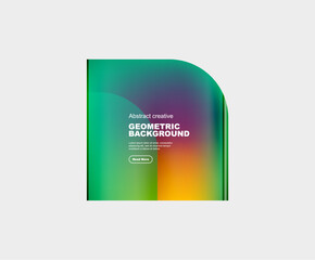 Minimal geometric vector abstract background