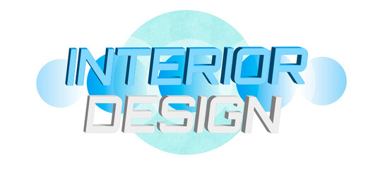 Bright logo, stylish text - interior design. The key to creating a professional, engaging brand image.
