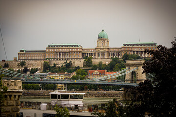 Obraz premium ブダ城の壮大な眺め