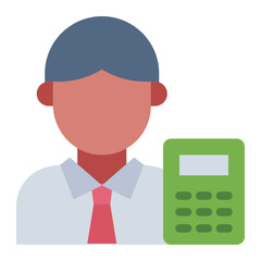 Accountant profession icon