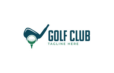 Golf Club logo design template