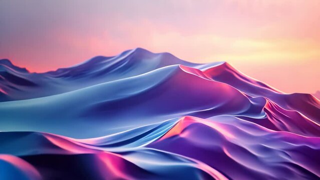 abstract modern wave background. 4k video animation