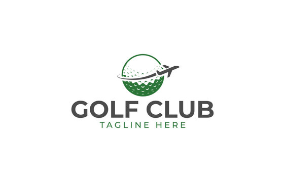 Travel Golf logo design template