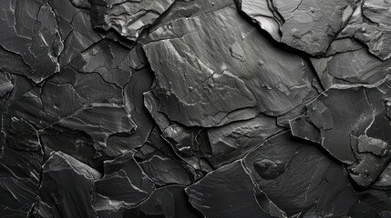 black stone with cracks