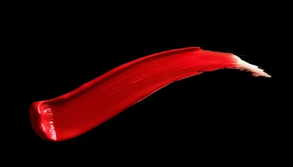 Foto op Canvas 赤色の筆跡　AI画像　ジェネレーティブAI © スタジオサラ