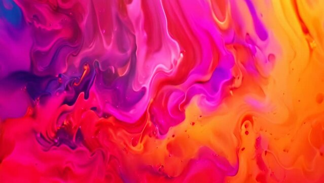 abstract wave liquid background. 4k video animation