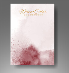 Cards with watercolor background. Design for your cover, date, postcard, banner, logo.