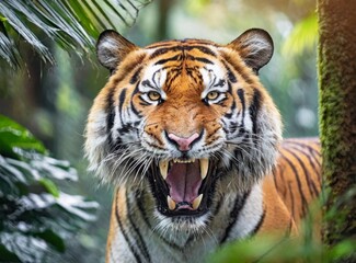 Fototapeta premium Wild tiger in the jungle