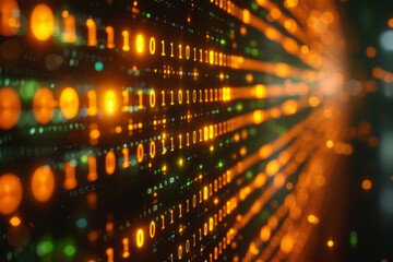 digital binary data technology background 