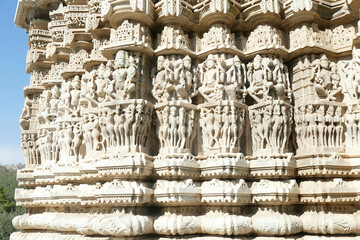 Exterior horses for chariot of sun god Surya