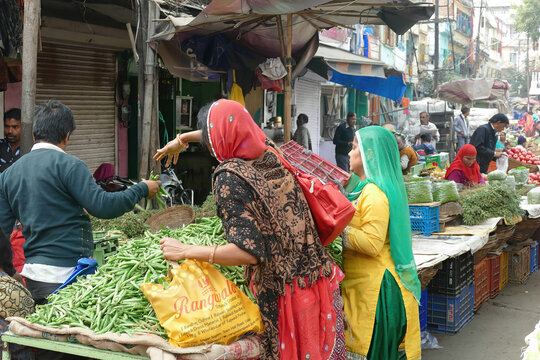 Fresh vegetables for sale in the market