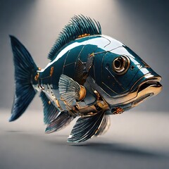 Cyborg Fish Background Very Cool