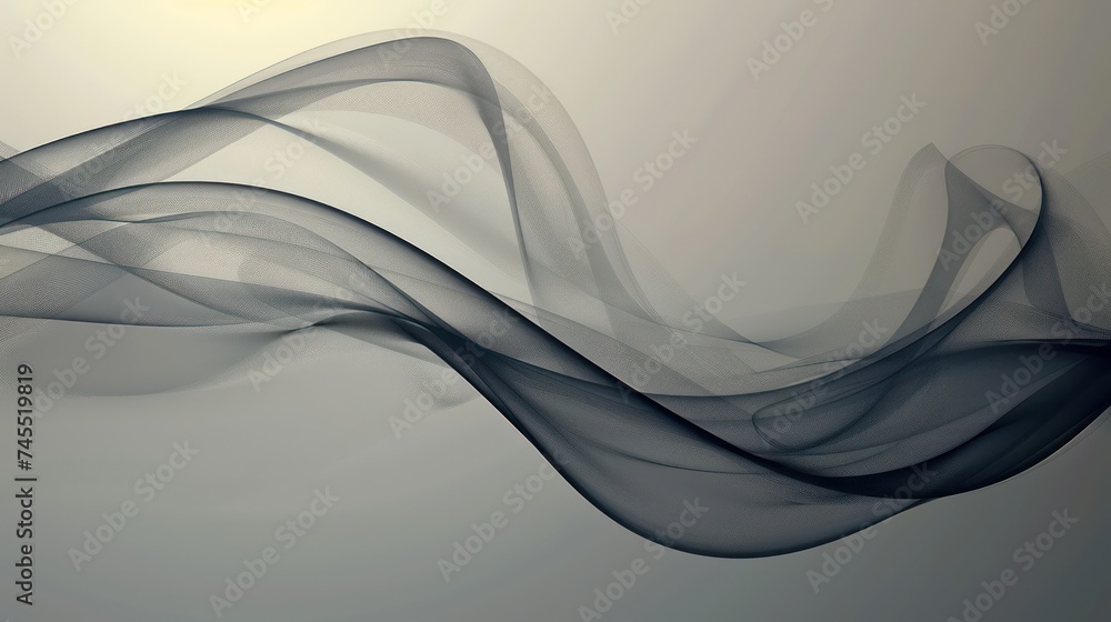 Poster a minimalist modern backdrop featuring dynamic waves in an abstract design