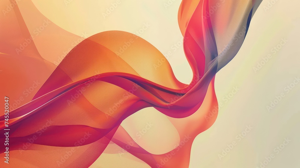 Poster a minimalist modern backdrop featuring dynamic waves in an abstract design