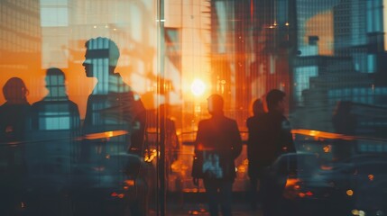 modern social concept Human resources. digital transformation